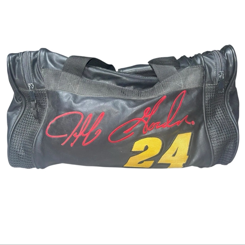 Vintage Jeff Gordon NASCAR Duffle Bag Medium 24 DuPont Racing Sports Travel